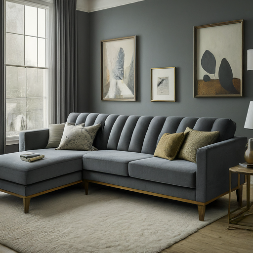 25 Dark Gray Sofa Living Room Ideas