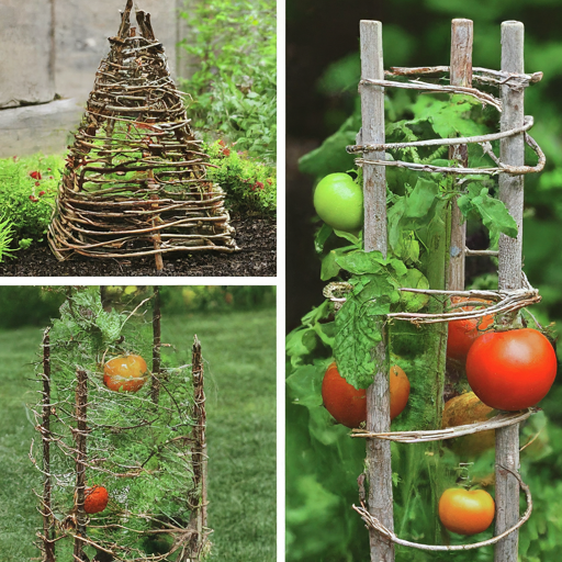 25 Diy Tomato Cage Ideas