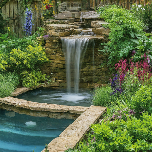 19 Small Garden Waterfalls Ideas