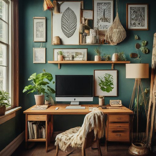 20 Stunning Boho Home Office Ideas That Will Boost Your Creativity