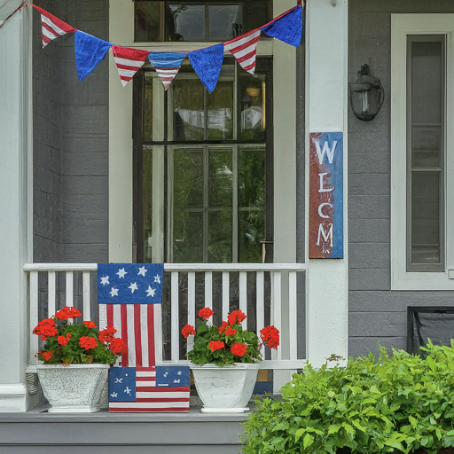 15 Front Porch Decor Ideas for 4th of July