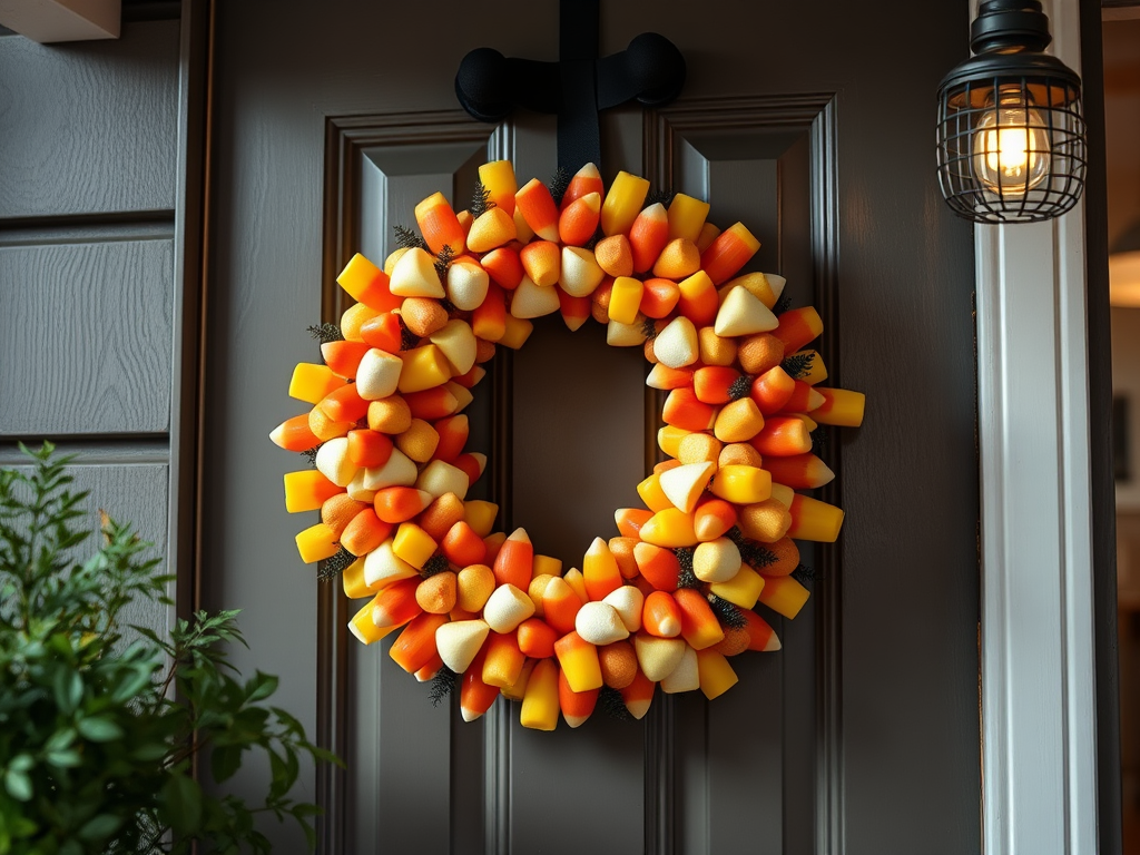 Image for Candy Corn Wreath: