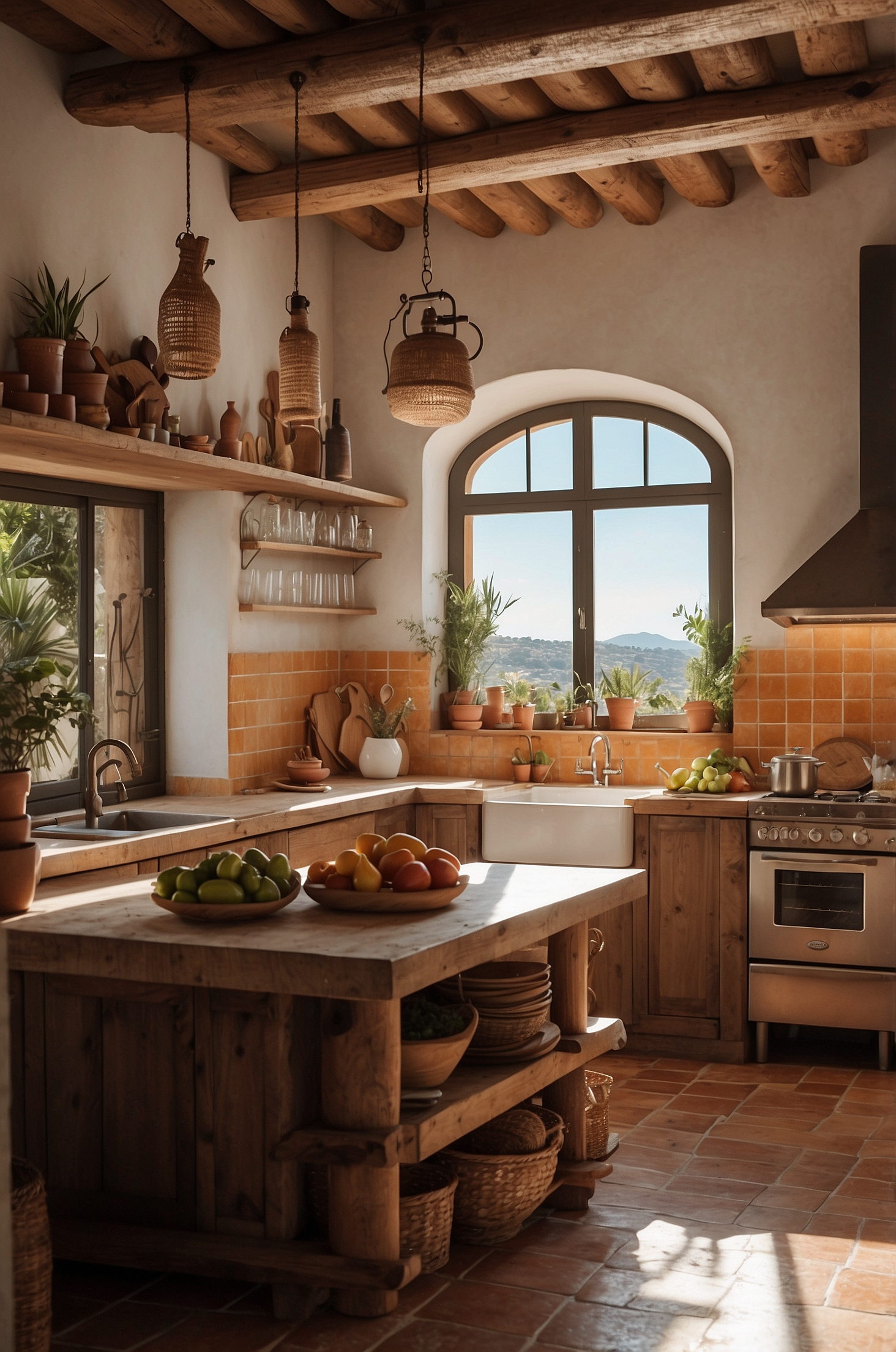 Stunning Spanish Mediterranean Kitchen Ideas