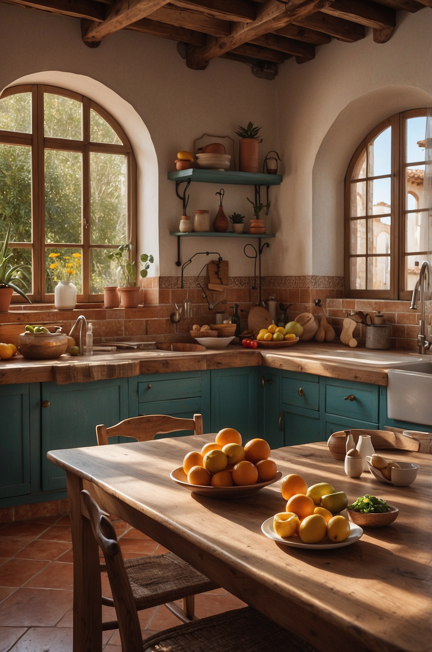 Stunning Spanish Mediterranean Kitchen Ideas