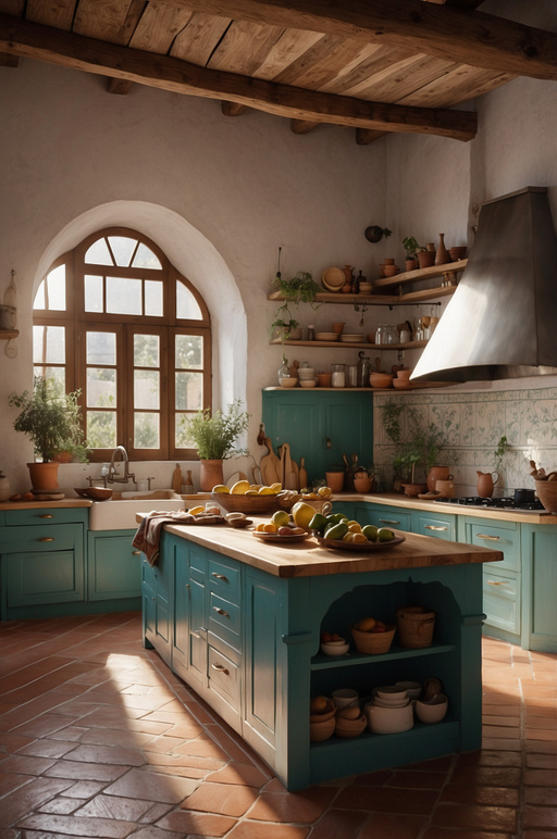 Stunning Spanish Mediterranean Kitchen Ideas