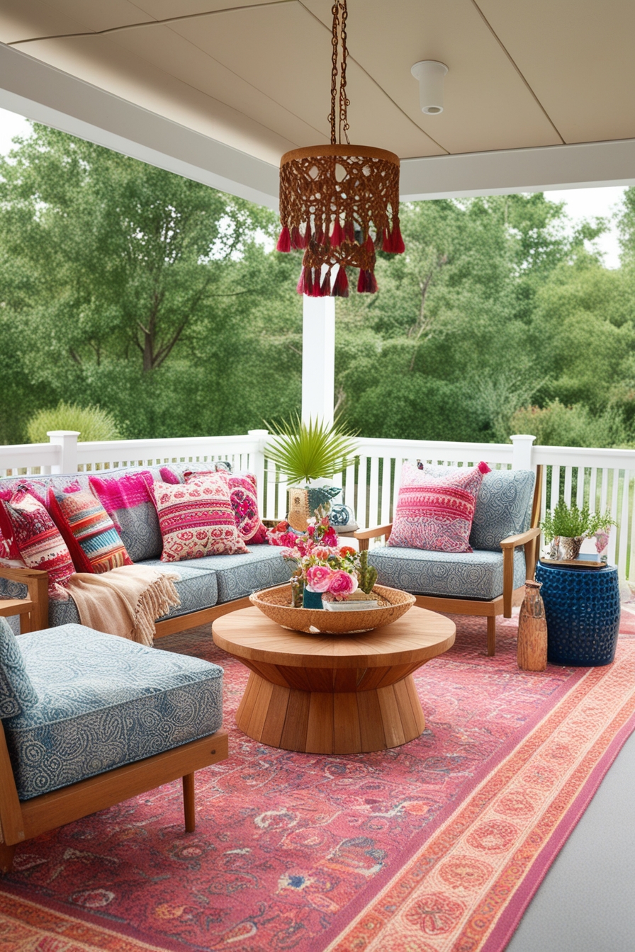 Boho Outdoor Patio 