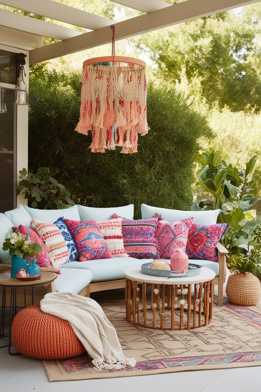 Boho Outdoor Patio 