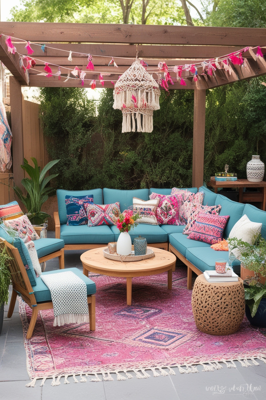 Boho Outdoor Patio 