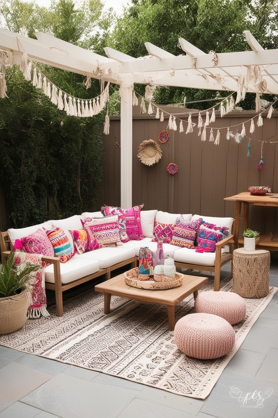 Boho Outdoor Patio 