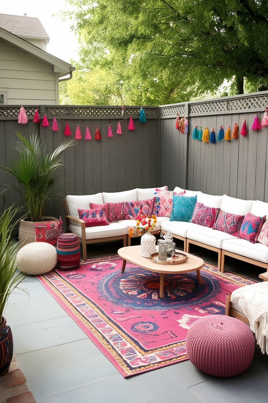 Boho Outdoor Patio 