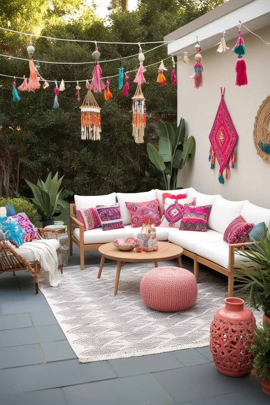 Boho Outdoor Patio 