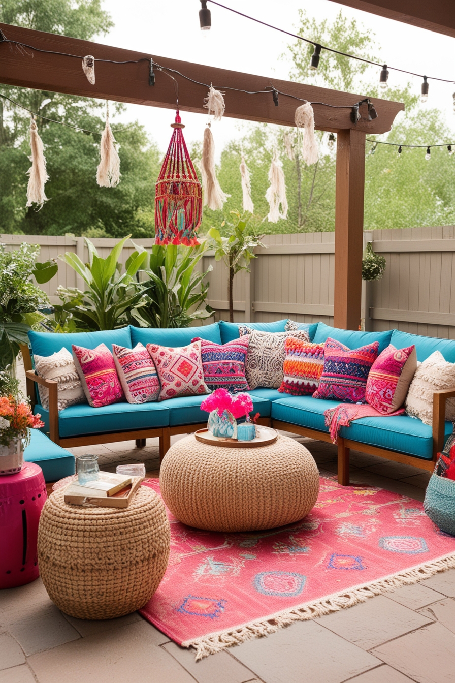 Boho Outdoor Patio 