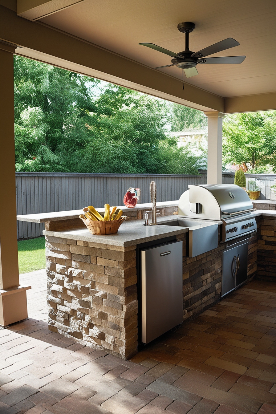 Cheap Outdoor Kitchen 