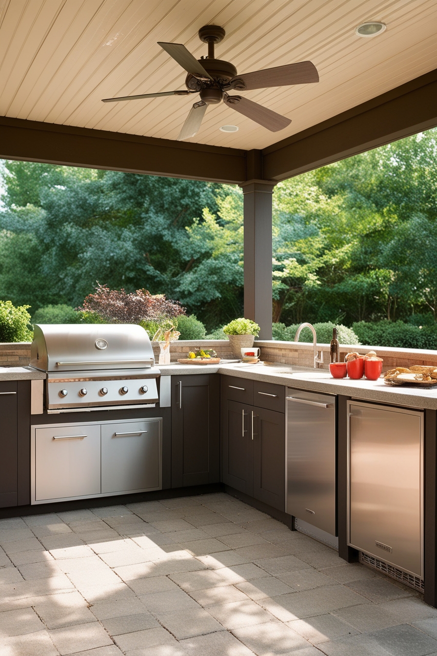 Cheap Outdoor Kitchen 