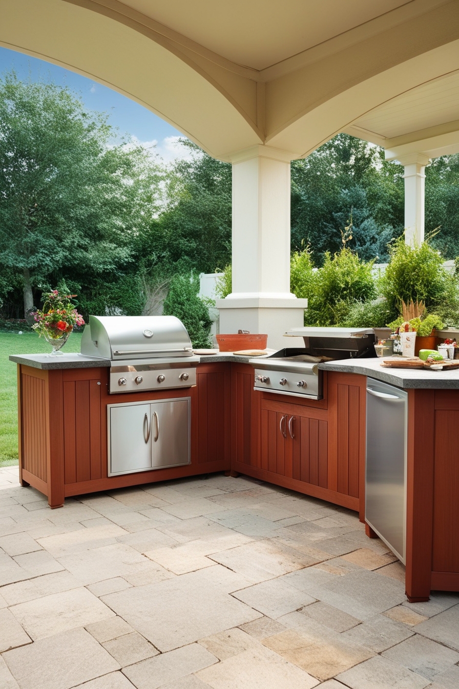 Cheap Outdoor Kitchen 