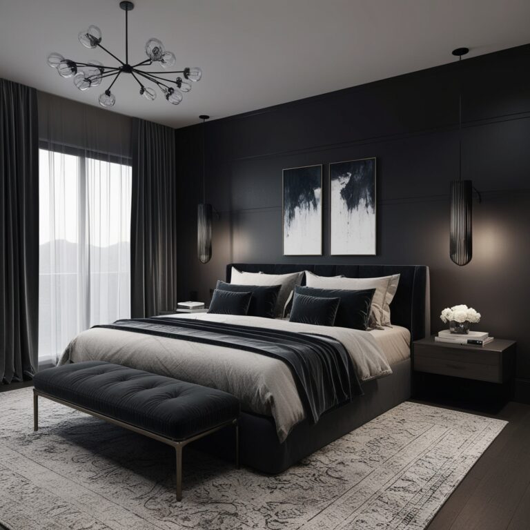 30 Dark Minimalist Bedroom Ideas Perfect to Implement