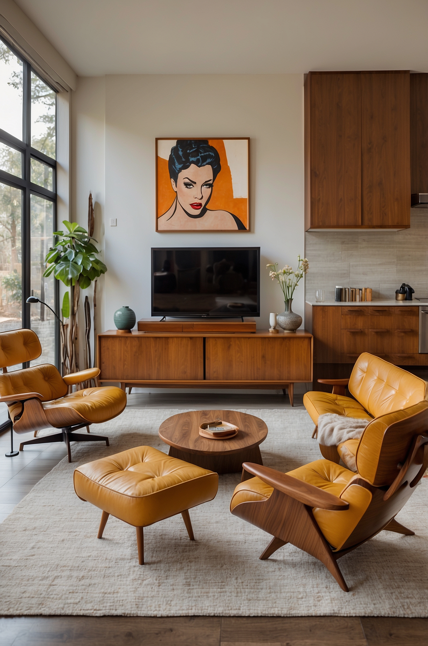 20 Unique Midcentury Modern Living Room Ideas You Haven't Seen Before