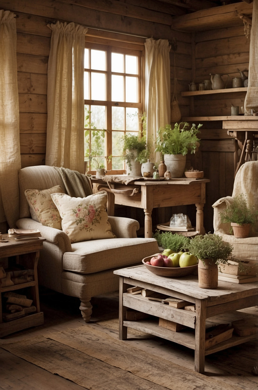 Country Living Room Decorating