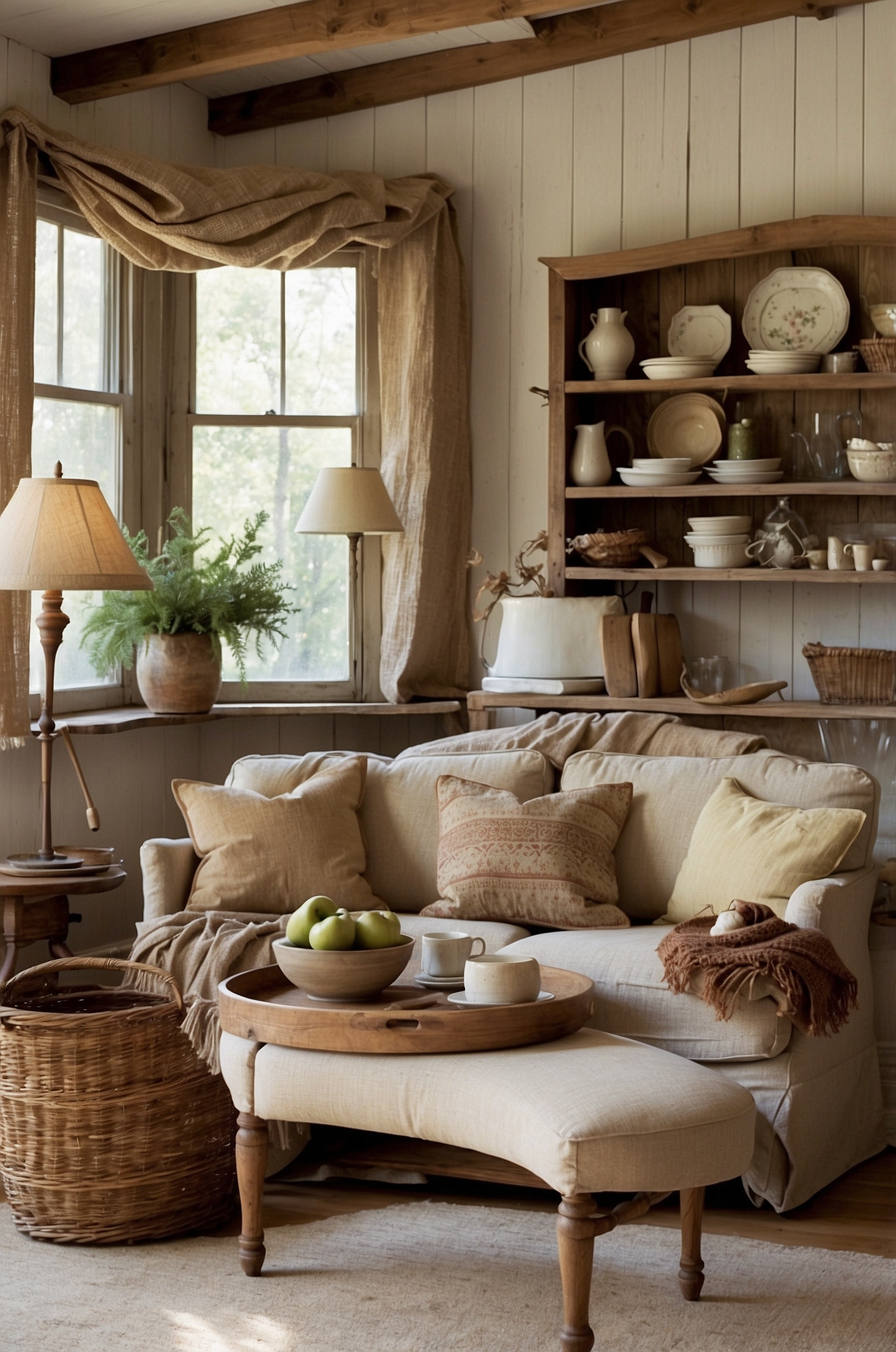 Country Living Room Decorating