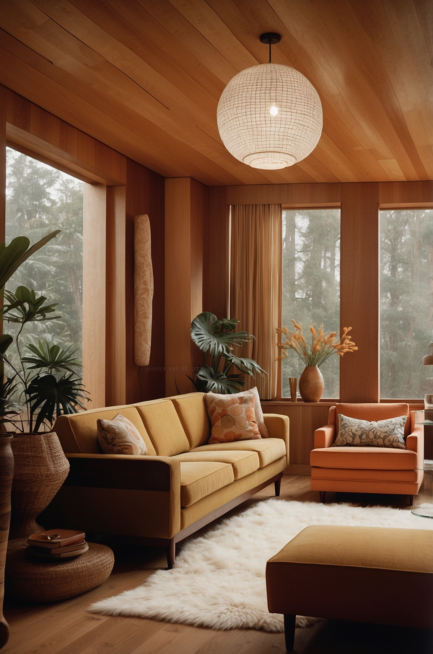 Modern 70s Living Room Ideas