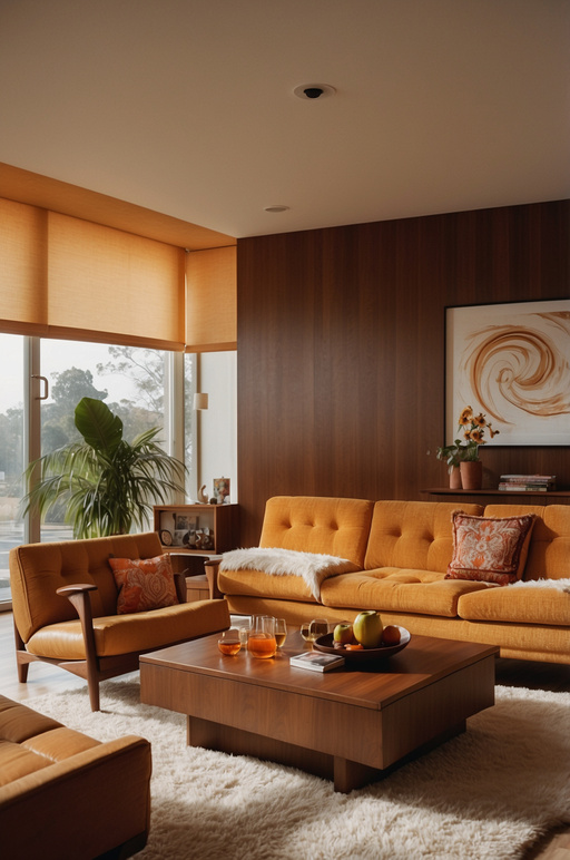 Modern 70s Living Room Ideas