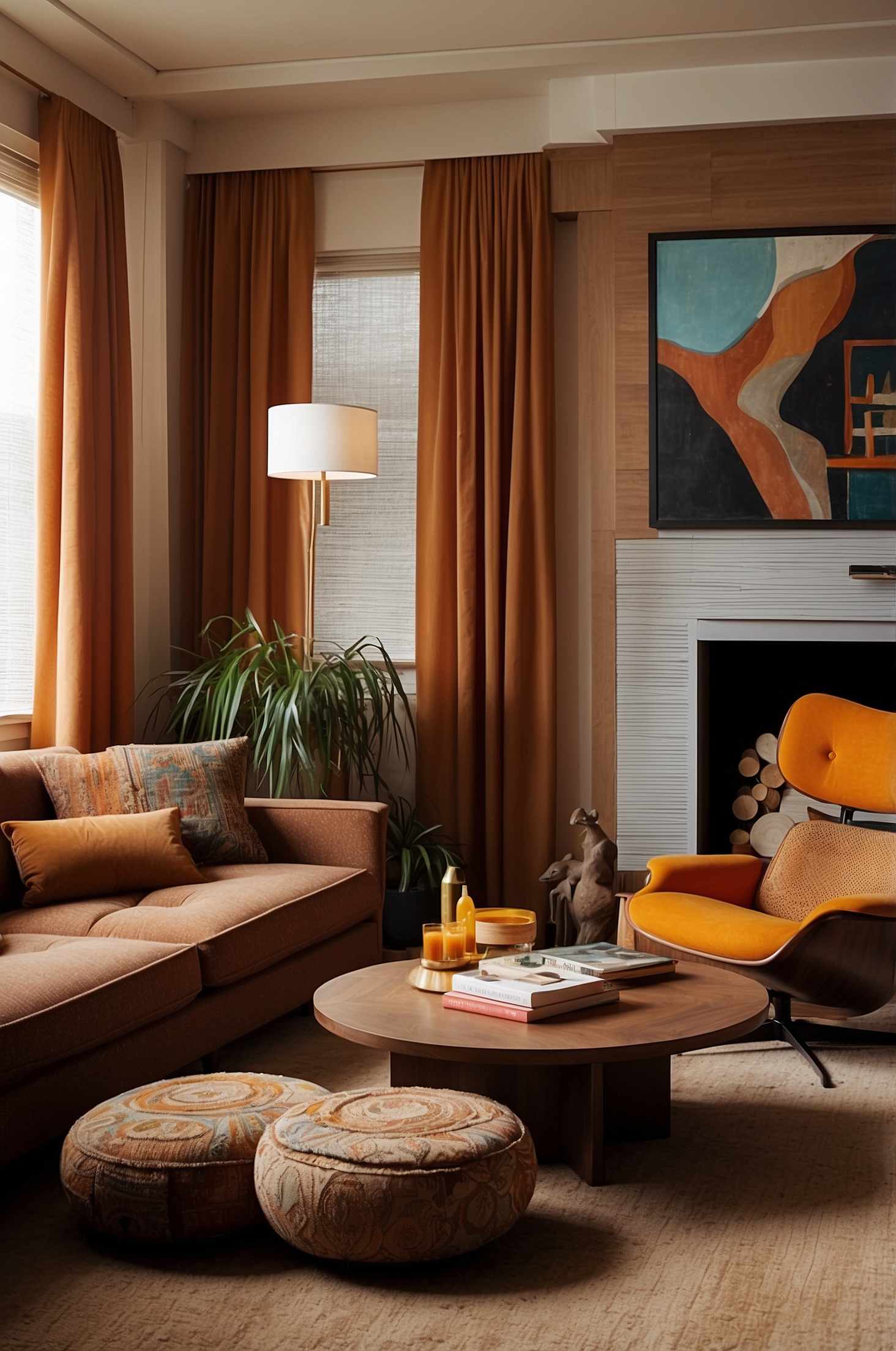 Modern 70s Living Room Ideas