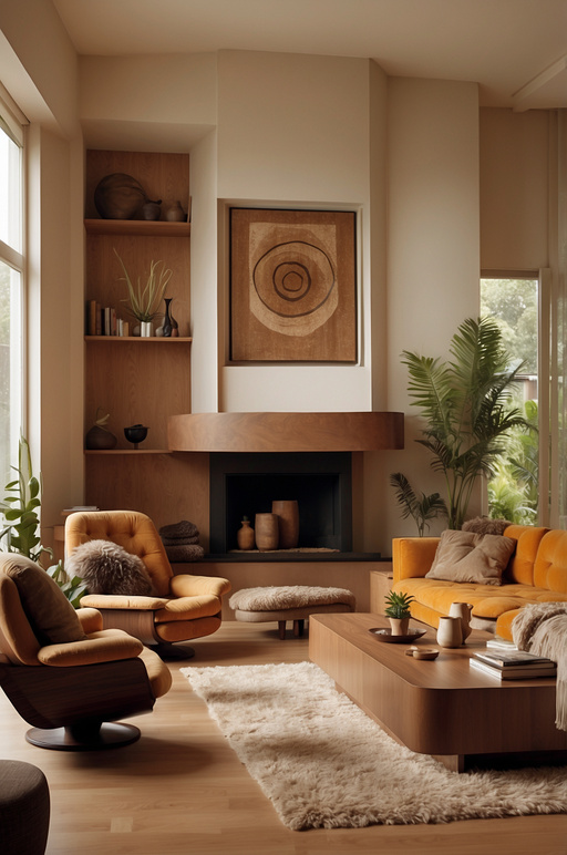 Modern 70s Living Room Ideas