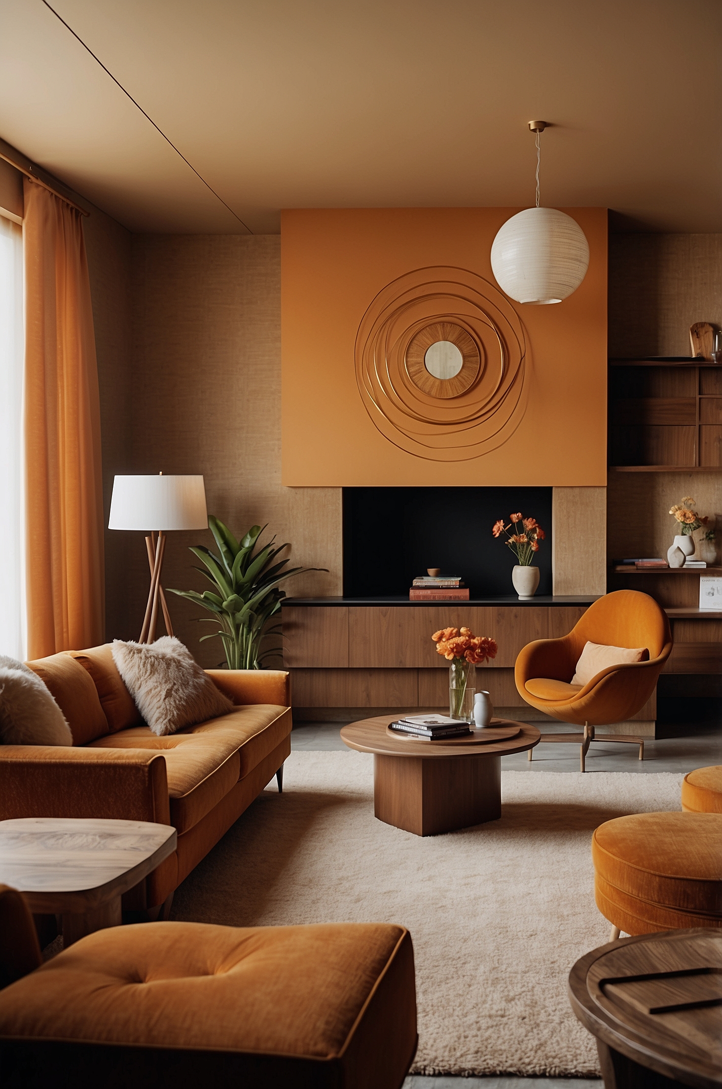 Modern 70s Living Room Ideas