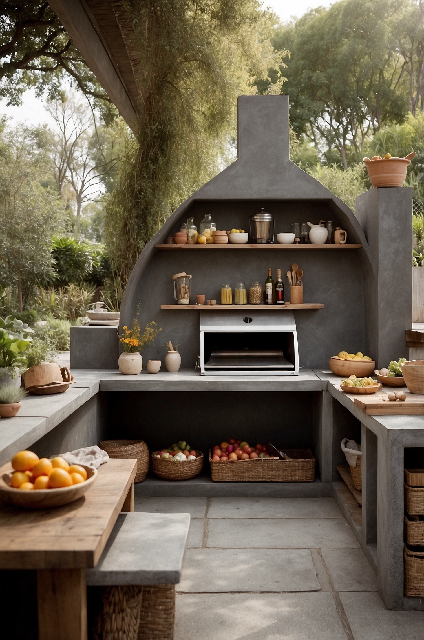 Simple Outdoor Kitchen