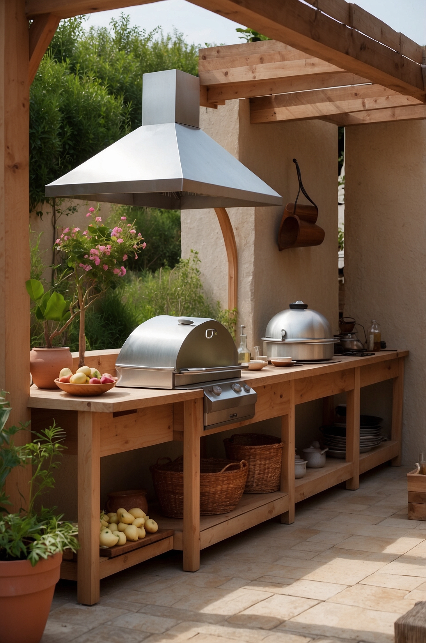 Simple Outdoor Kitchen