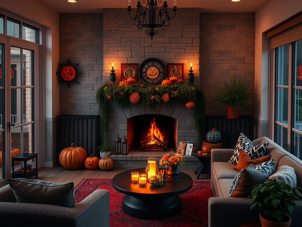 Image for Frightening Fireplace Focal Point