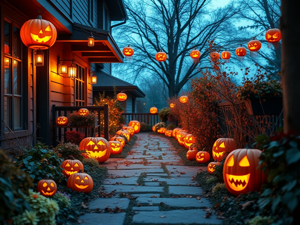 Image for Spooky Jack-O-Lantern Pathway: