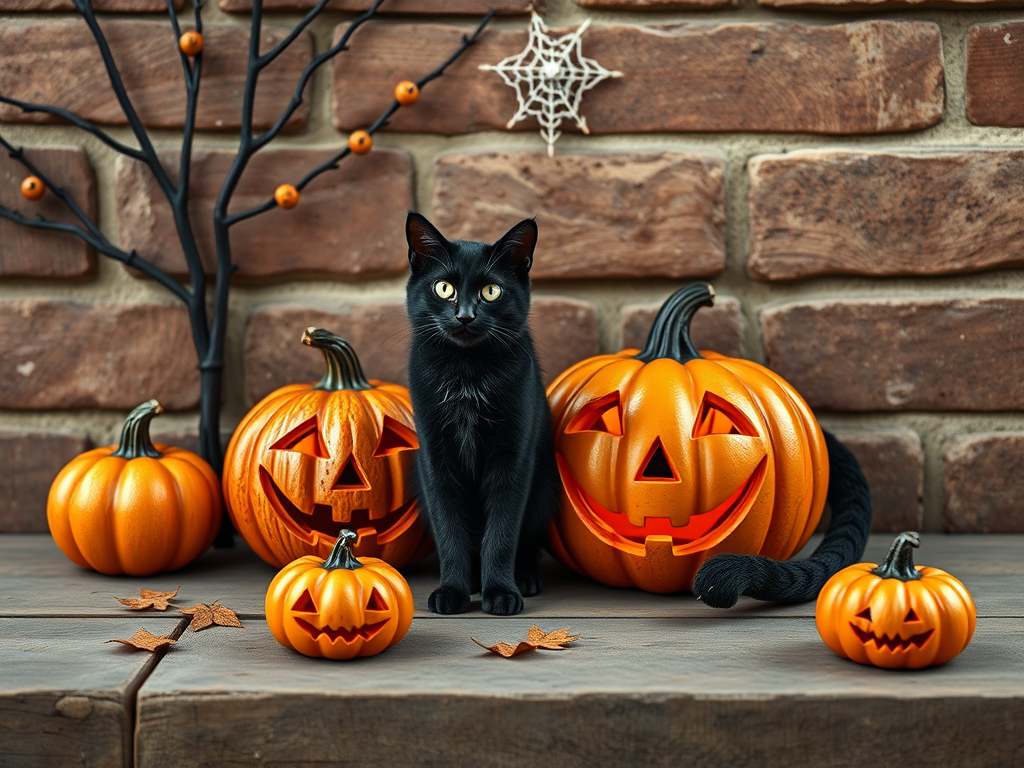 Image for Black Cats and Jack-o'-Lanterns: