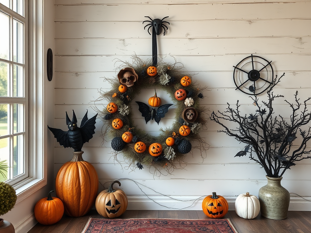 Image for Vintage Halloween Wreath: