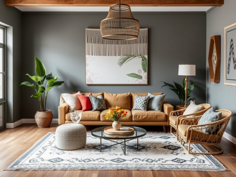 30 Modern Boho Living Room Ideas: Top Trends to Transform Your Space