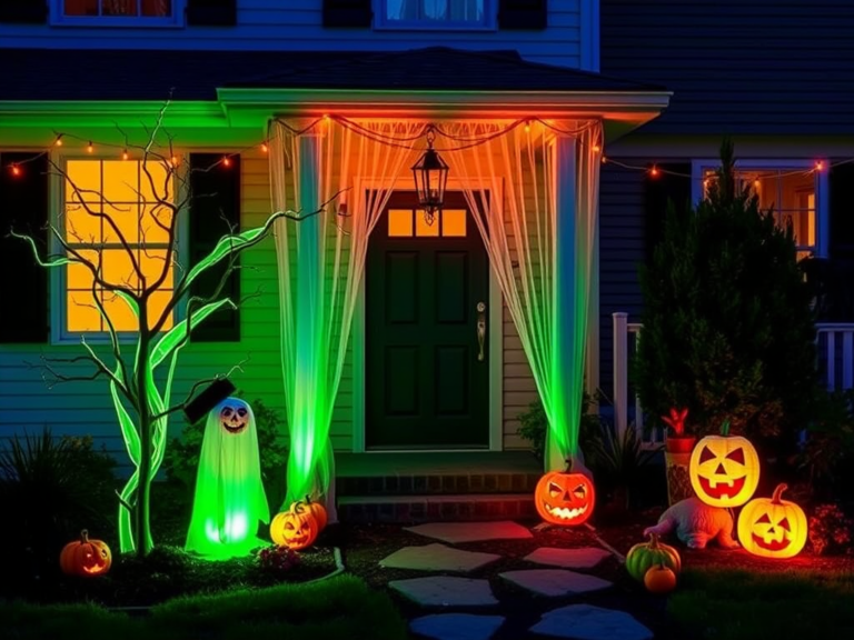 30 Creative Outdoor Halloween Decoration Ideas to Spookify Your Yard