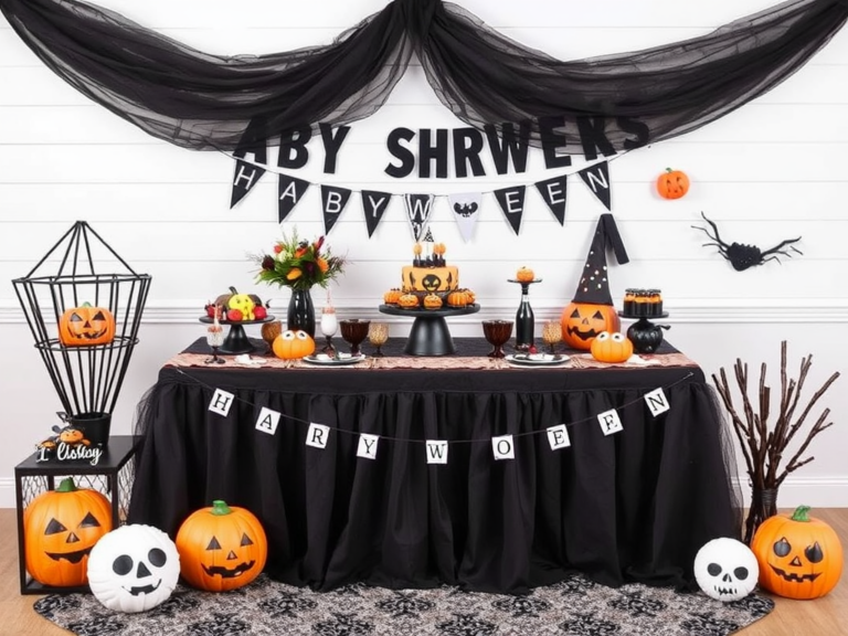 21 Spooktacular Halloween Baby Shower Theme Ideas You’ll Love!