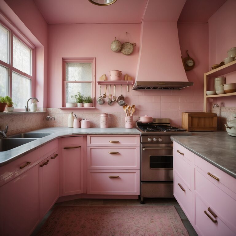 30 Retro Pink Kitchen Ideas