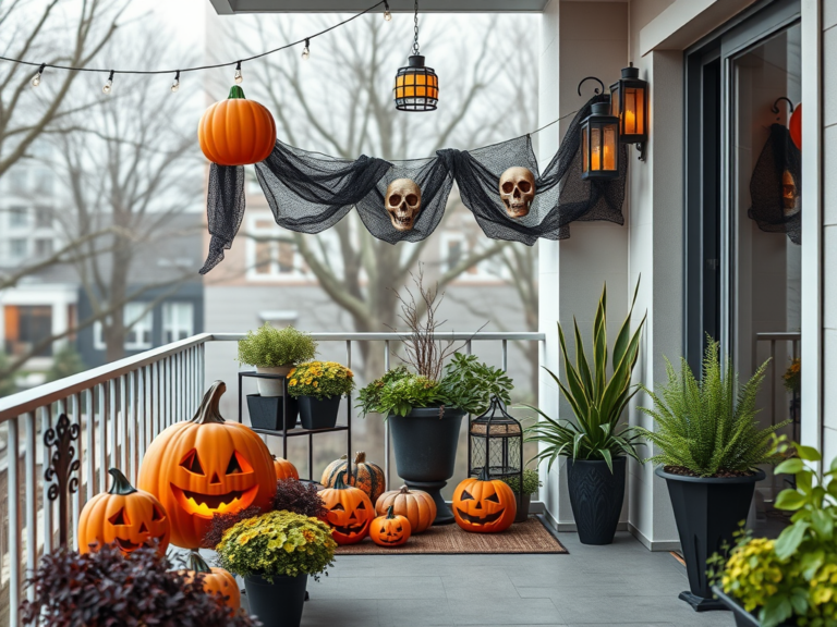 15 Halloween Balcony Decor Ideas