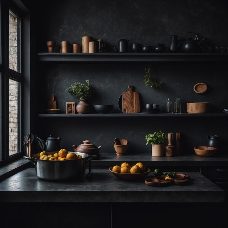 25 Stunning Moody Dark Kitchens That Will Leave You in Awe