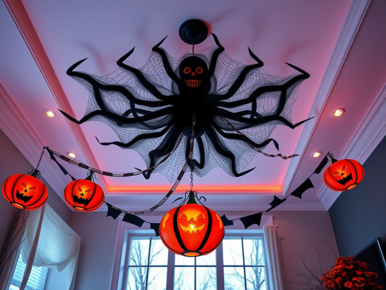 18 Halloween Ceiling Decor Ideas