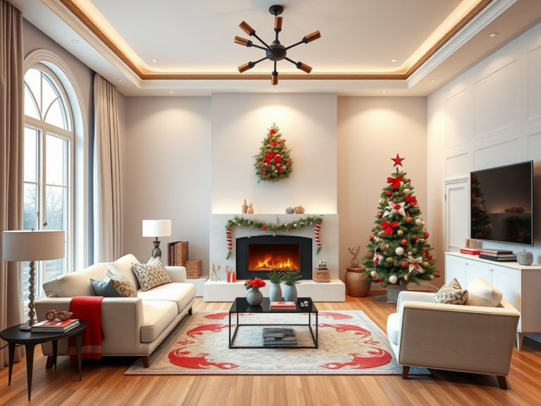 16 Christmas Decor Ideas For Living Room