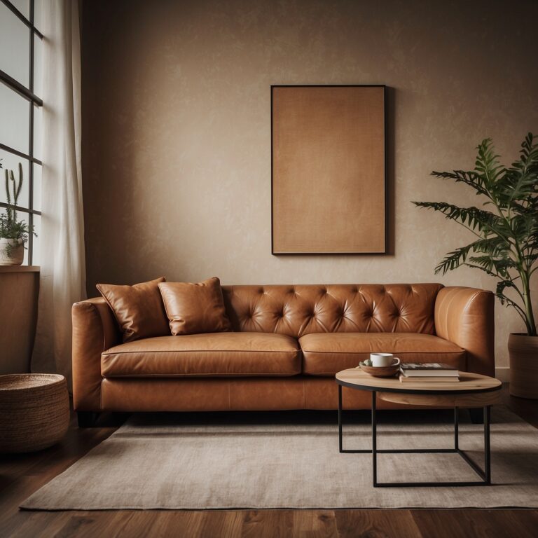 25 Tan Leather Couch Living Room Ideas: Inspiration for Your Home