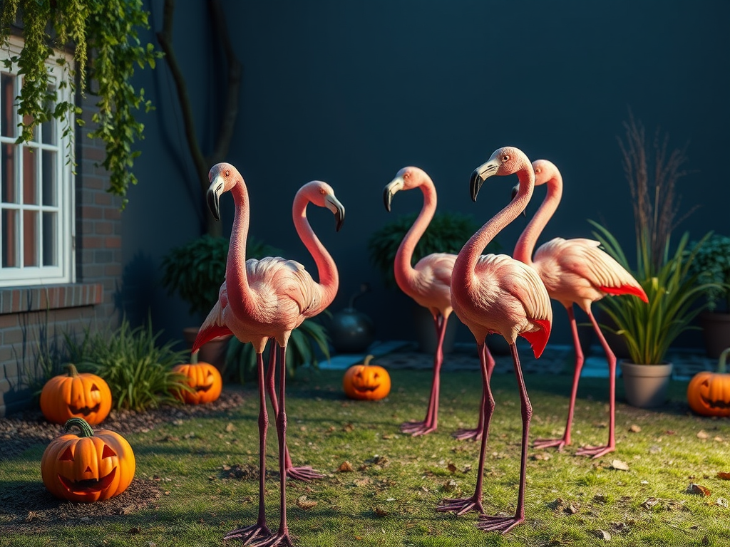 Image for Zombie Lawn Flamingos: