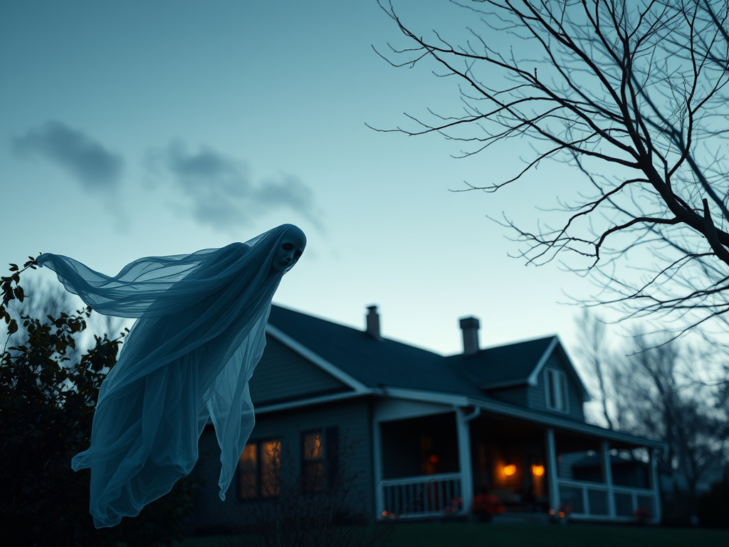 Image for Ghostly Figures Floating in the Wind