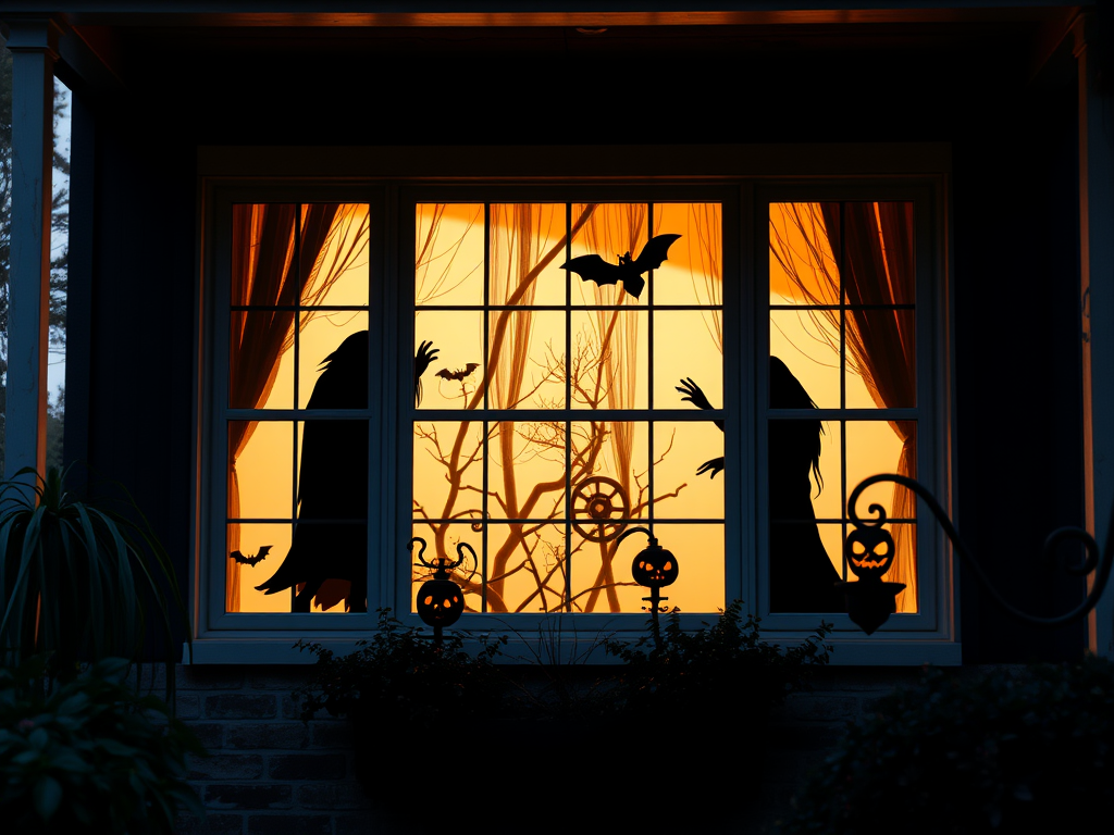 Image for Spooky Silhouettes in the Windows