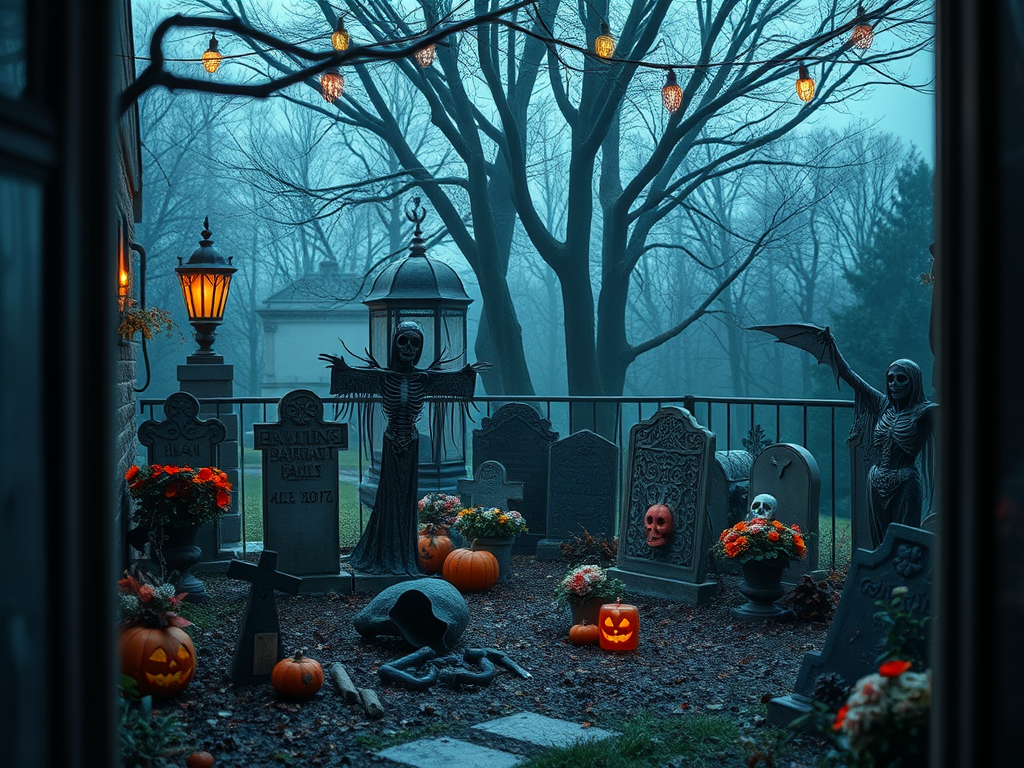 Image for Haunted Graveyard Scene: