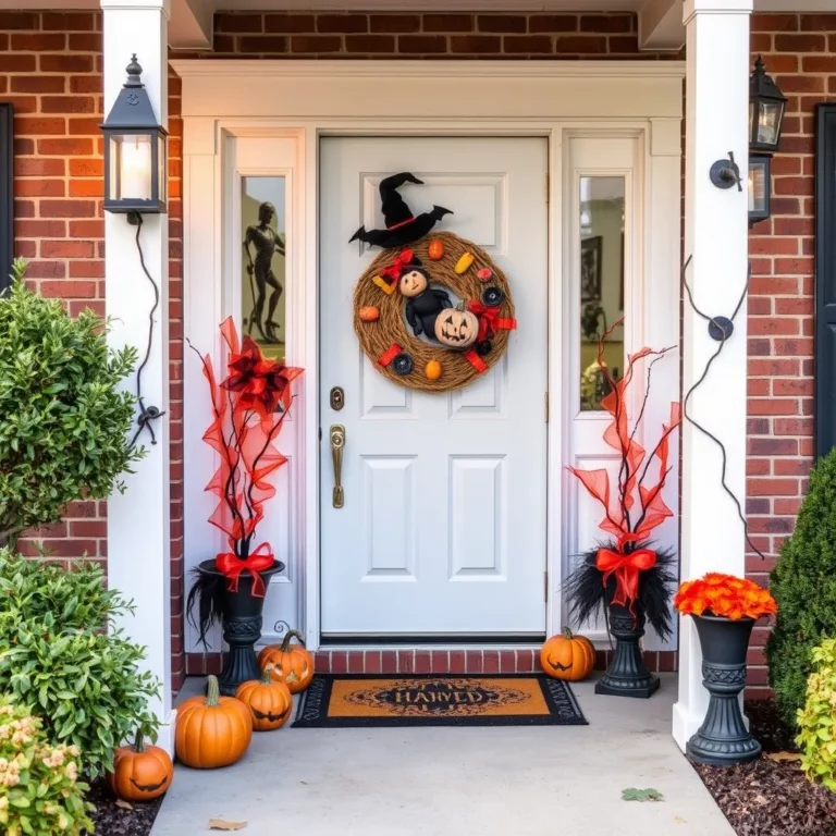 20 Halloween Outdoor Entry Decorations Ideas