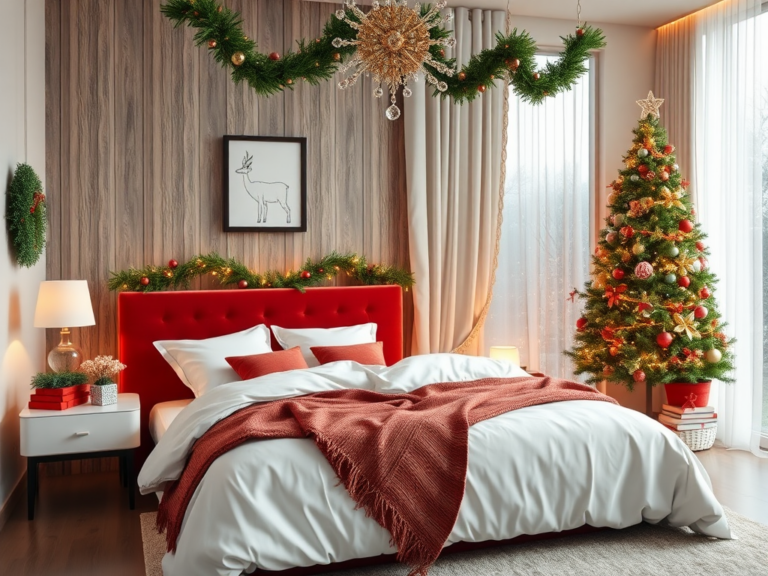 17 Christmas Bedroom Decor Ideas