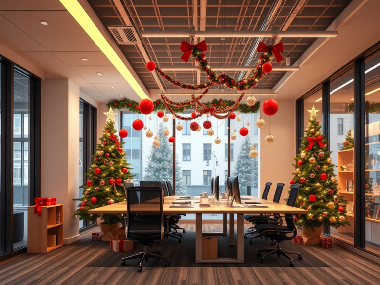 18 Office Christmas Decorations Ideas